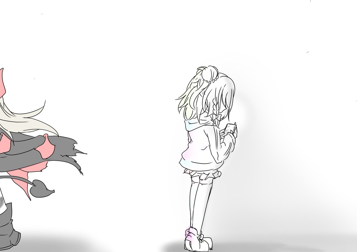 「・・・・・・ 」|原稿しろUトロのイラスト