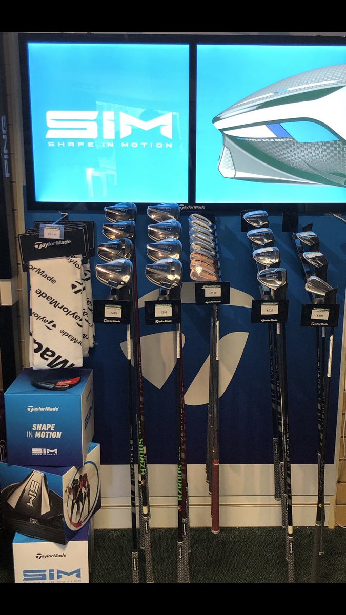 New Taylormade SIM product has landed in store <a href="/PaulThomasGolf/">Newport Golf Pro</a>  <a href="/GolfNewport/">Newport Golf Club</a> Come and get custom fitted to see the #shapeinmotion.#taylormade
