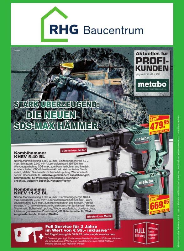 RHGBaucentrum's tweet photo. Angebote für echte Profis... Wie Dich! 🔧🛠🔨 👉 Hier gibts noch mehr Angebote: https://t.co/FPPetaz7Hh #rhg #rhgbaucentrum #baustoffevomfachhandel #profis #angebote #colomix #metabo #baumarkt #bohrschrauber #hämmer #schleifer #kompressor #allessauger https://t.co/nG73jlYur9