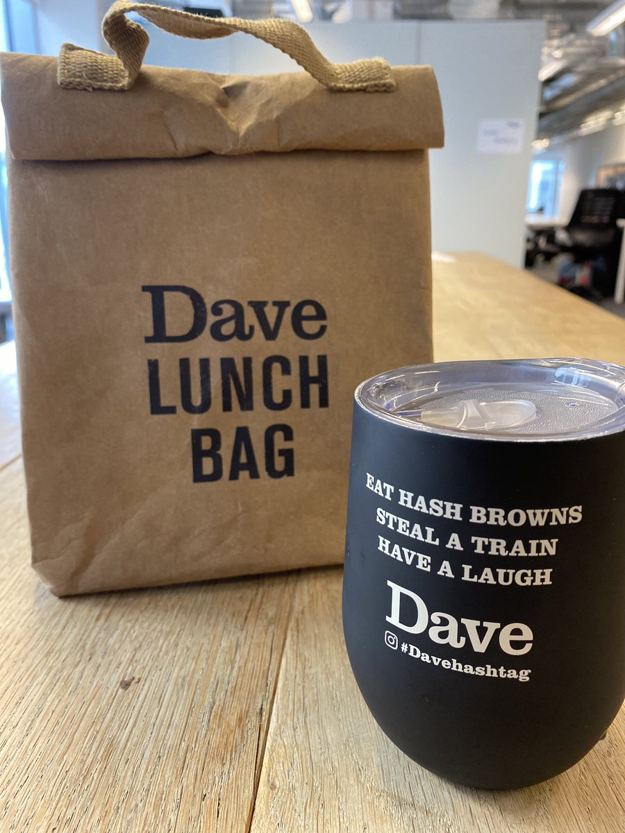 EntNewsShowbiz's tweet photo. Our mealtime prep is now sorted thanks to the kind folks at @DaveChannel! ☕️ 🥪 #Davehashtag https://t.co/s0KNfo7kL7
