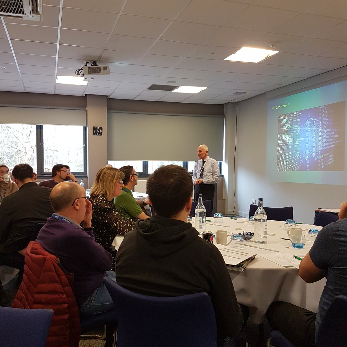 sqanews's tweet photo. Introduction to SQA's National Progression Award in Data Science underway - #SQAComputing2020 delegates getting an insight into the need for the course, the multi-disciplinary nature of the topic, and what goes into a course at SCQG lvs 4, 5, and 6. https://t.co/IJmgMzXySr