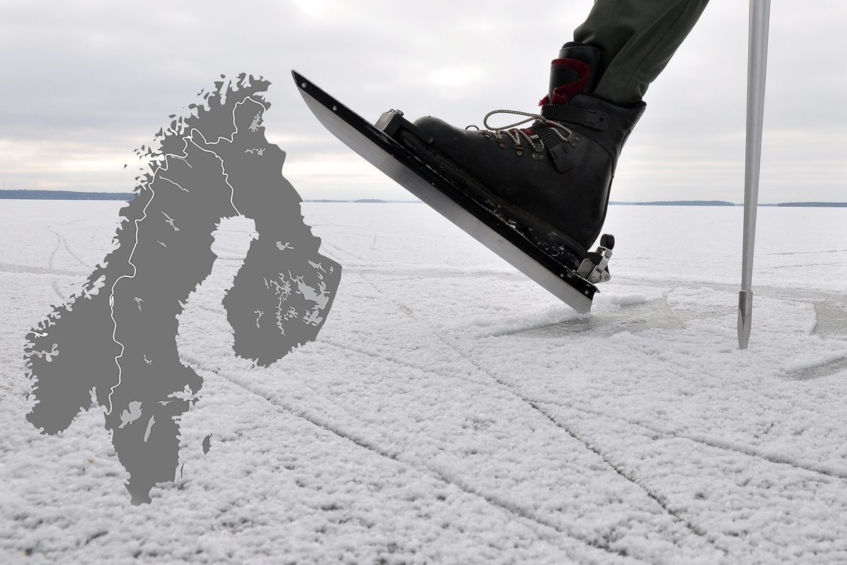 natuurijswijzer's tweet photo. Om te #schaatsen op het noordelijke #natuurijs moet je deze winter naar wat noorlijker streken. Boven Mora en Orsa in #Zweden ligt het meeste en dikste ijs. In #Noorwegen #Finland moet je ook wat meer naar 't noorden.  Ken je de schaatskaart van het noorden een beetje? https://t.co/CTl3BuOPde