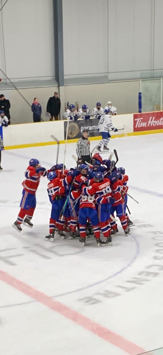 JrCanadiensAAA's tweet image. In a thrilling game, the the Bantam JRC team wins the @ProHockeyLife_ first place title in overtime. Congratulations to players and staff