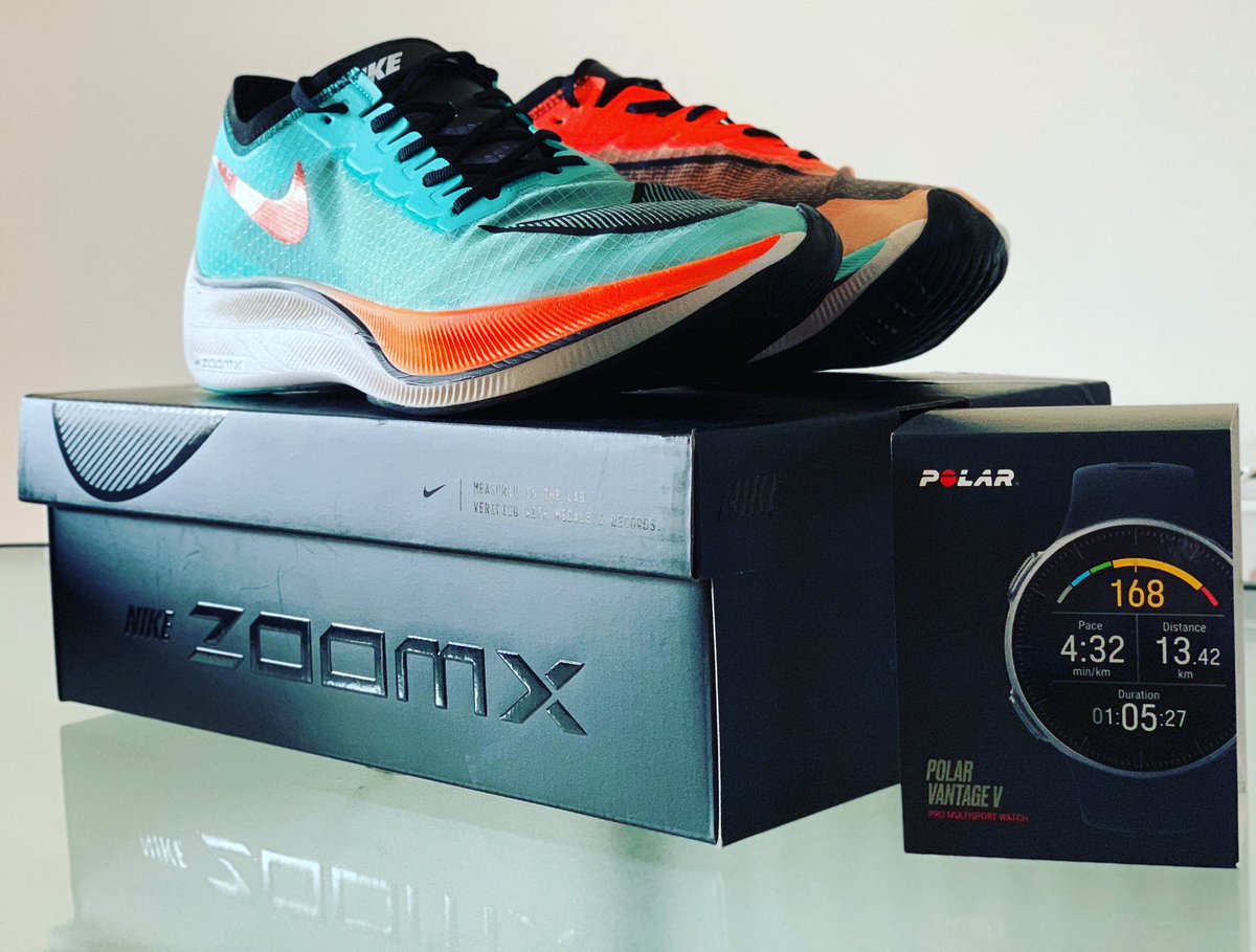 adventure_bobby's tweet photo. Marathon training begins. 
#christmaspresents 
#nikevaporflynextpercent #polarvantagev
#marathon #wednesday #londonmarathon #the40thrace #brightonmarathon #chicagomarathon #mychicagomarathon https://t.co/Zhlo6sau71