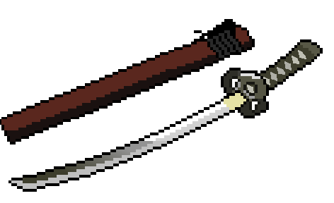 Twitter 上的 土手 ドット絵練習 日本刀 武器系描くの楽しい ドット絵 Pixelart T Co Gfkynbppqm Twitter