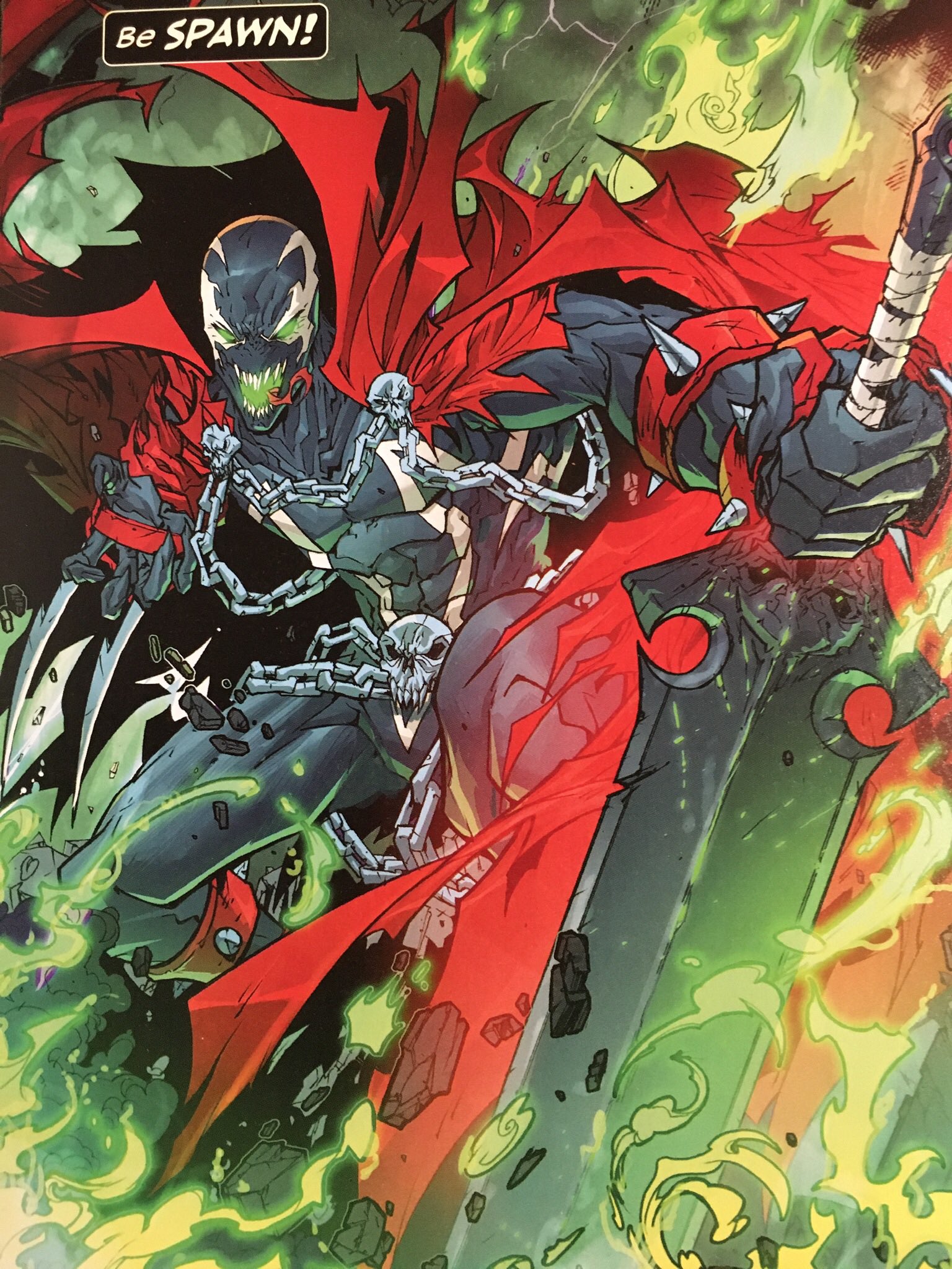 黒機 250 のラストとリザレクションでアル シモンズのスポーン が復活 メーターは再び9999か と想像したのにまさかのメーター無し 以降 アルは復活するものの かつての妻ワンダが死亡 その復讐を巡るストーリーが展開されます T Co