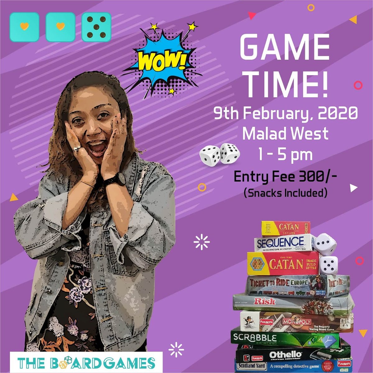 TheBoardGames1's tweet photo. A little birdy suggested we host our next event in a cafe... And guess what.. We listened..
Announcing our Fifth #MeetUp! 🎲☕ #TheBoardGames
Join us with your friends for the experience of board games.
#boardgames #Play #event #Weekend #malad #kandivali https://t.co/cdw5pmWyPP