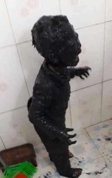 Do this count as black face?