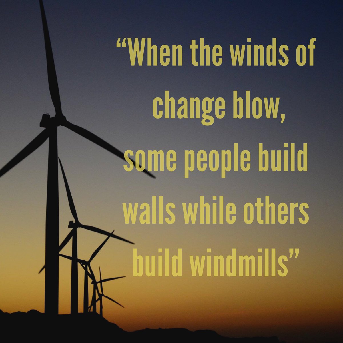 From Chinese Proverb -Wibuy.net Team #windmills #windmill #renewableenergy #renewable #renewableresource #renewableresources #quotefortheday #quotefortoday #wibuyquotes #beautifulphotography #dawn #picturetakenatdawn #ilocoswindmill #ilocoswindmills #ilocoswindmills🇵🇭❤️ #wibuy