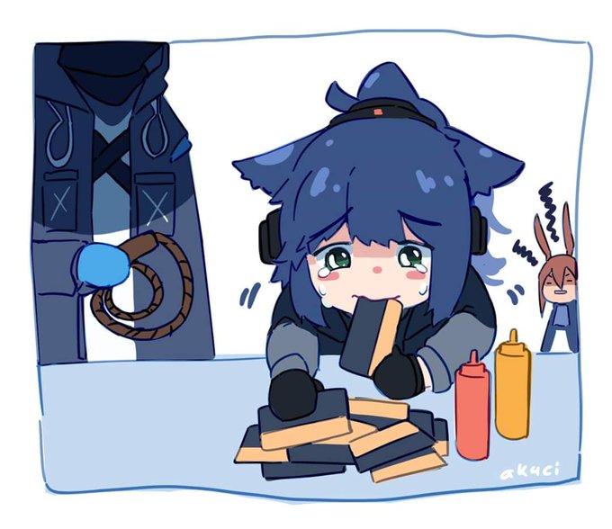 getting ready for the event
#Arknights 