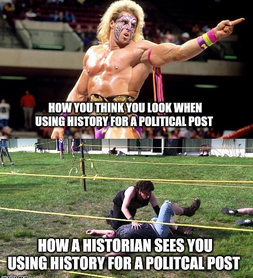 Half True History tweet media