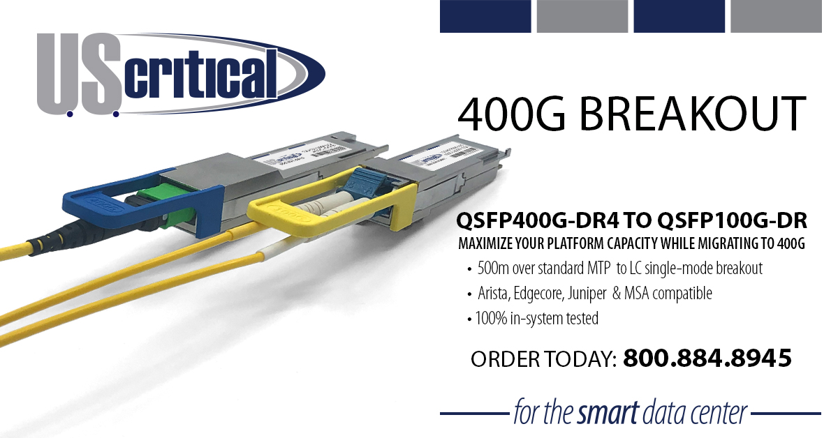 400G optics are shipping. Call your US Critical representative. #400G #optics #datacenter #OSFP #QSFP-DD