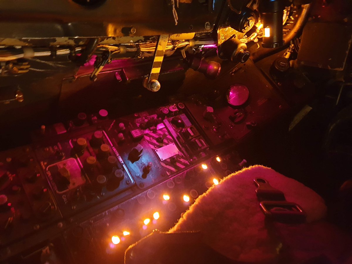 avrovulcanxm575's tweet photo. The Vulcan team put power on the old girl last weekend and lit her up like a Christmas tree! She still has so much life in her! #vulcan #avrovulcan #vulcanbomber #avro #xm575 #avgeek #eastmidlandsaeropark #aeropark #aviation #aviationlovers #aviationvideos #avgeekoftheweek https://t.co/tezelt87ft