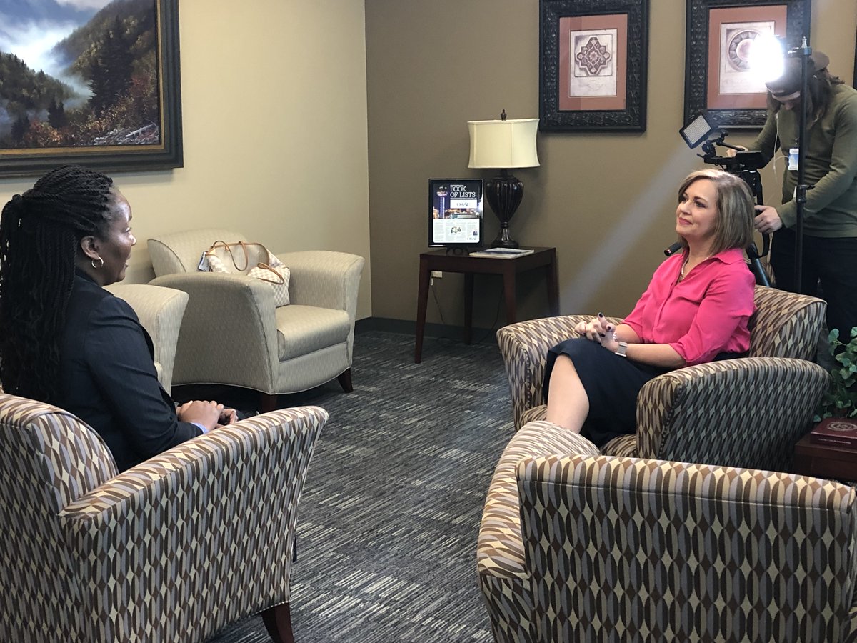 orau's tweet photo. Thanks to @newstucker and @PictureDave for stopping by ORAU yesterday! 🎥 Our own Dr. Mae Mosley has been nominated for the Remarkable Women contest! 👏 Her story, with interviews from her team, will air on @6News  next Tuesday! #FurtherTogether #WomeninSTEM https://t.co/HIOuPF3wAB