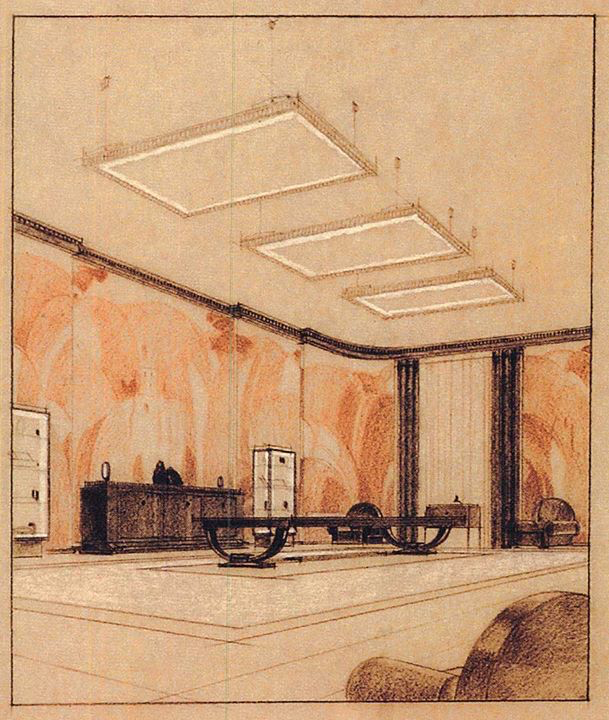 A beautiful sketch by Emile Jacques Ruhlmann. #BrasserieRuhlmann #French #Brasserie #EmileJacquesRuhlmann #ArtDeco #SketchBook #RockefellerPlaza #RockCenter #Midtown #NewYorkCity #NYCeats #NYC