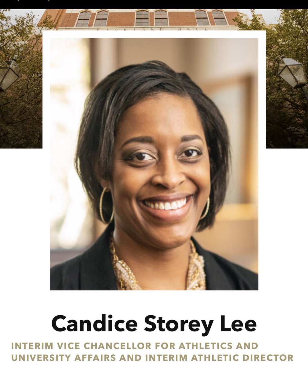 Candice is the FIRST female AD in Vanderbilt  & FIRST African American female to head an athletic program in SEC.....HAPPY BLACK HISTORY MONTH #WomenInAthletics