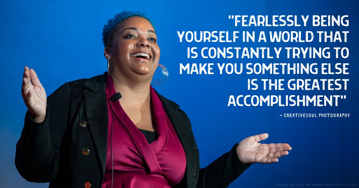 Imaging USA (@imagingusa) on Twitter photo "Fearlessly being yourself in a world that is constantly trying to make you something else is the greatest accomplishment" - <a href="/csphoto_atl/">CreativeSoul Photography</a>
#ImagingUSA #fearless #wearephotographers "Fearlessly being yourself in a world that is constantly trying to make you something else is the greatest accomplishment" - <a href="/csphoto_atl/">CreativeSoul Photography</a>
#ImagingUSA #fearless #wearephotographers