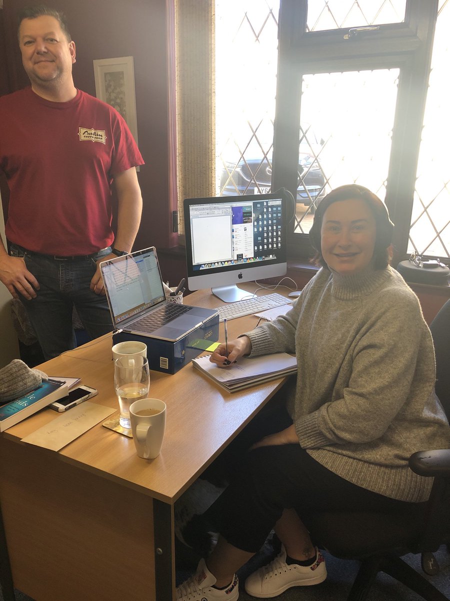 Janeshemilt's tweet photo. Blown away by utter professionalism of team ⁦@WhiteHouseSound⁩ today Thanks for warm welcome @ando_mark and to ⁦@ImogenChurch⁩ for making me me v. scared of my own book. ⁦@MichaelJBooks⁩ ⁦@EveWhiteAgency⁩ https://t.co/odLuqZnPtG