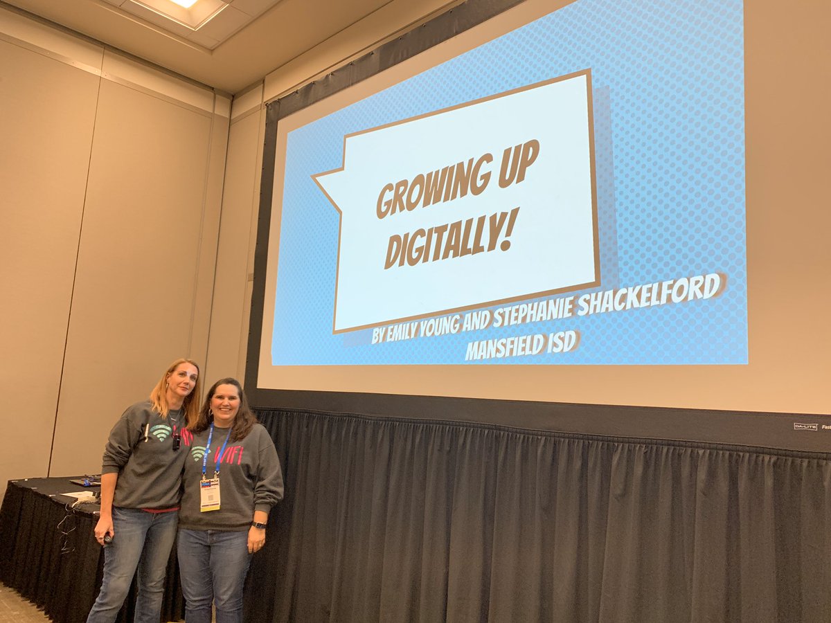 These two ladies are about to rock this! 19B at 11:45am <a href="/eyoung_edtech/">Emily Young</a> @techstephshack !!! #TCEA2020