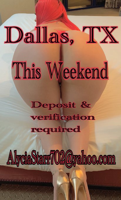If you’re in Dallas & you’d like to $ee me HMU Luvs !!  
ALYCIABABE702@YAHOO.COM  
#Deposit & #VerificationRequired