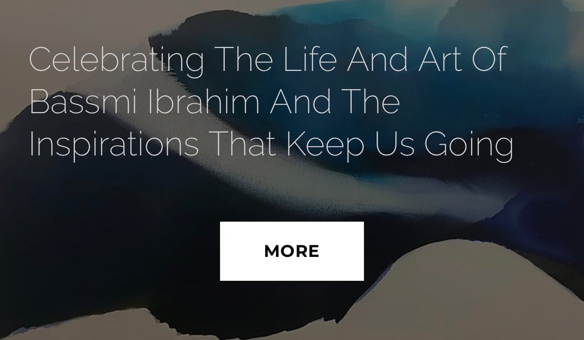 callingcreative's tweet image. Celebrating The Life And Art Of Bassmi Ibrahim And The Inspirations That Keep Us Going 
Jan 21, 2020 
callingallcreatove.com/bassmi