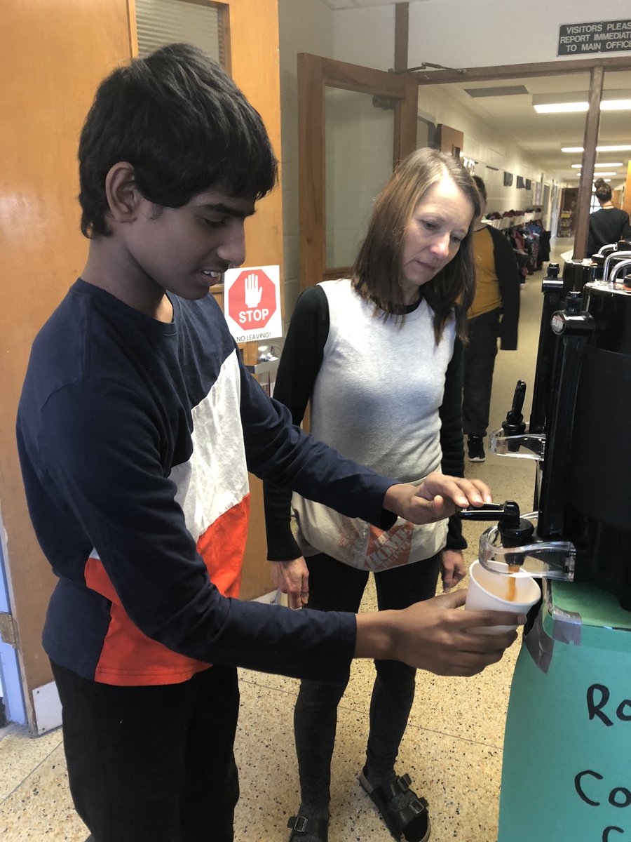 MsWillettR's tweet photo. Thank you to @MonigramCoffee for your generous donation, allowing the #room22superstars to continue running our #coffeecartprogram. @stwwrdsb @wrdsb #wrdsb #monigramcoffeeroasters #galtlove #buildingcommunity #cambridgeawesome #AutismAwareness #seetheability #asdclassroom https://t.co/9EZ3qrTWP1