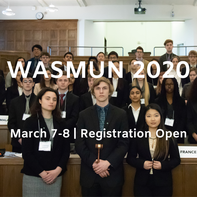 WASMUNofficial's tweet photo. Just shy of a month until #WASMUN2020! Register here: https://t.co/QjD1WppOcq for a collegiate-level #ModelUN high school conference experience at #UW in beautiful #Seattle, Washington! https://t.co/63staJ6tvd