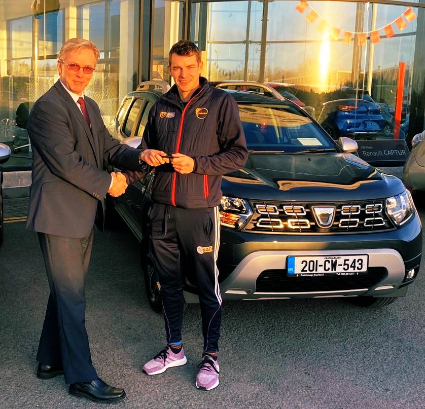 CannonGannon9's tweet photo. Thank you @AutoimageCW for the new wheels!! Looking forward to another successful year together #Autoimage #Dacia #Carlow https://t.co/Wlh0Gn6r4A