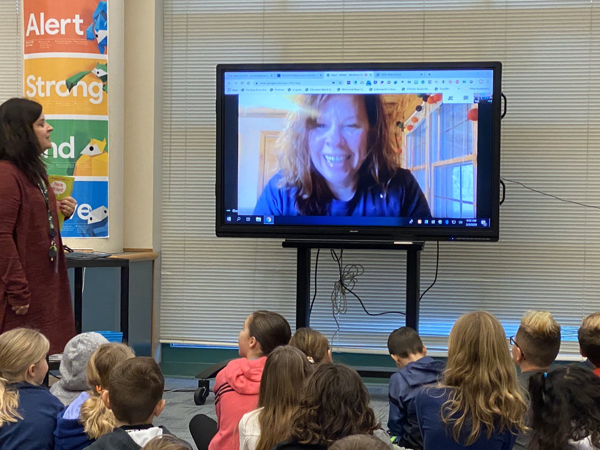 Thank you, @sherryngick for  connecting with us this morning to celebrate #WRAD2020!  We had so much fun!  Students loved hearing about Monkey and Cake adventures! <a href="/DrewDaywalt/">Drew Daywalt</a> <a href="/CareyRidge1/">Carey Ridge</a>