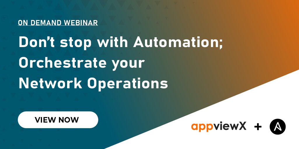 On Demand Webinar - AppViewX and Ansible Integration