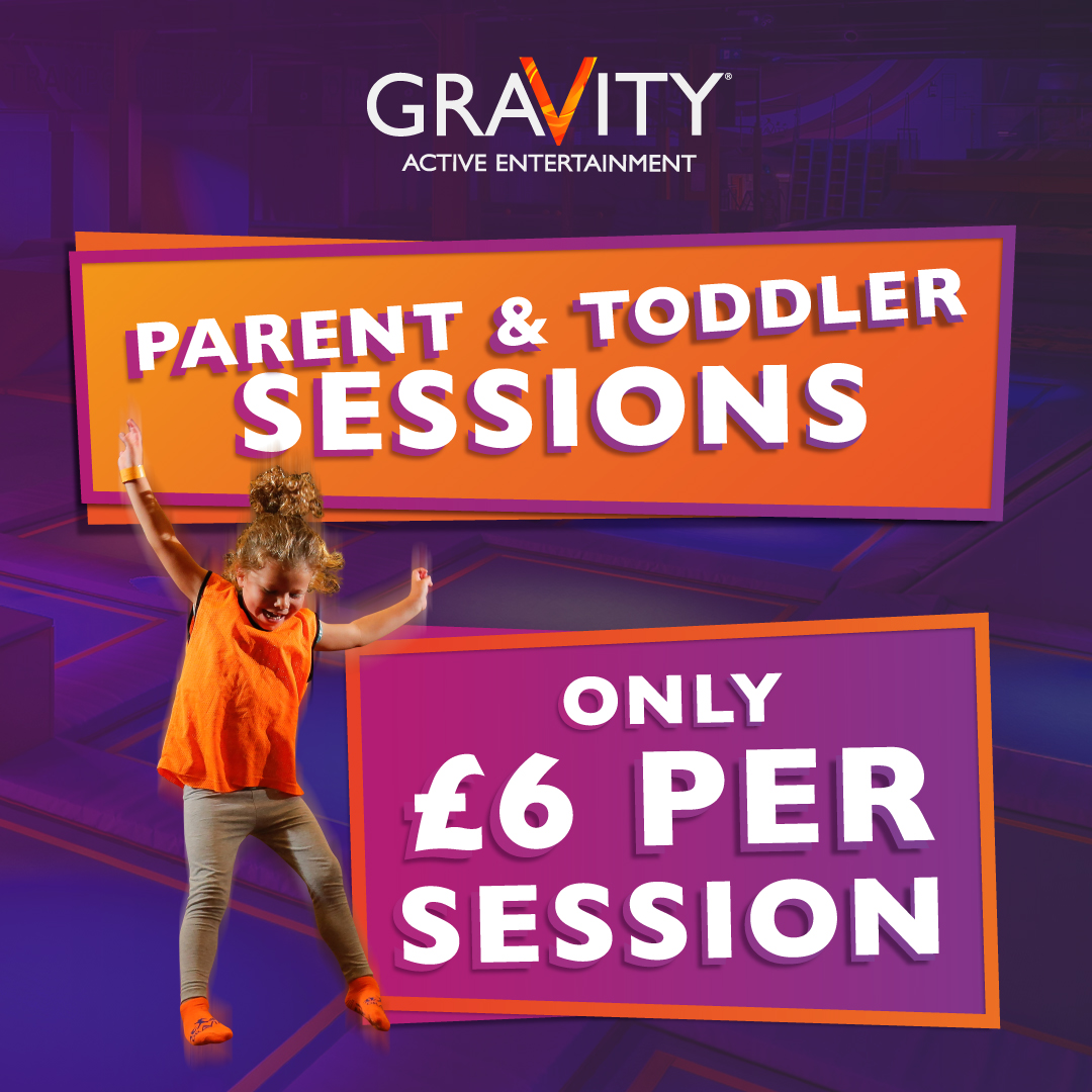 Gravity isn't just for the older kids 🤪 Your toddler can learn, play and socialise at our weekly Parent and Toddler sessions, without the worry of big kids bouncing around 🤸‍♀️ There's a big themed party every month too! 🥳 Find your next session! bit.ly/2Uw4QZJ 💕