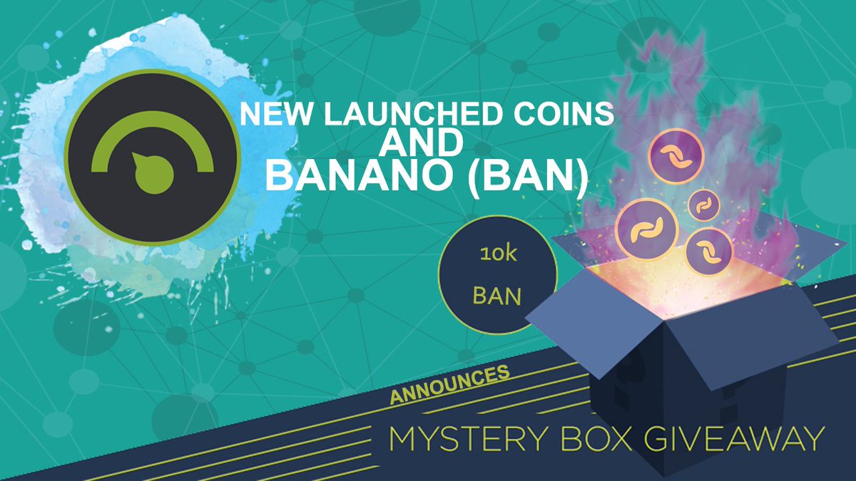 cryptopia_in's tweet image. 🎁 BANANO GIVEAWAY 🎁

1⃣Follow @bananocoin + @YourGalAlice 

2⃣Like &amp;amp; Retweet this tweet

3⃣Tag 5 friends

4⃣Join BAN discord chat.banano.cc

5⃣Join NLC discord discord.gg/4t4uYnU

🎁 10000 #BAN to win. Ends in 1 week 🎁

#Bitcoin #giveaway #Crypto #banano