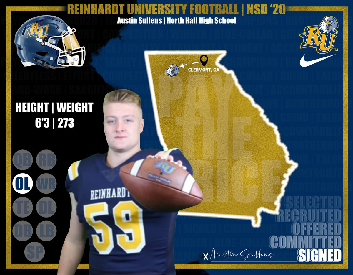 Our newest member in the Nest, <a href="/AustinSullens/">austin sullens</a>!

#23Teams1RU | #PAYthePRICE

<a href="/Coach_JMiller/">James Miller</a>