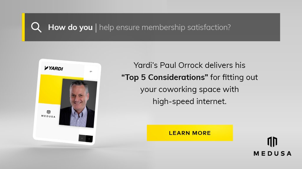 Head over to our #flexible #workspace resource centre to grab Wi-Fi expert Paul Orrock's take on the top five considerations for fitting out #coworking space with high speed #WiFi and #internet: yardikube.co.uk/resources/ 

#flexlife #flexiblespace #officedesign #productivity