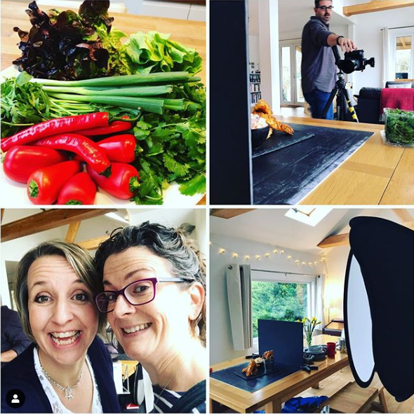 SurreyCookBook's tweet photo. Going to treat you to some more #behindthescenes action from #TheSurreyCookBook
Featuring @brownbagcrisps &amp; @Drunken_Mouse1 
Plus our lovely photographer Paul setting up - check out his insta @pgpfoodphotography
#Foodie #recipe #surrey #Surreycookbook https://t.co/OBNfRBcCb3