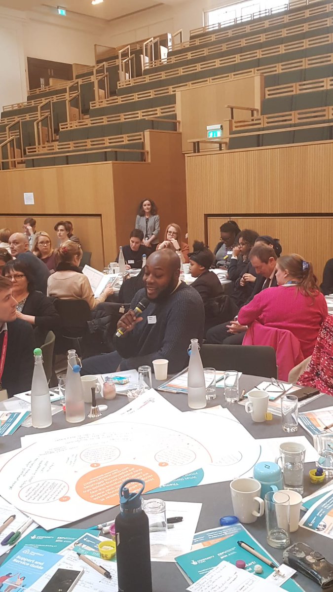 HeadStartNewham's tweet photo. CGL Youth Practioner Anthony on the importance of a whole school approach and even the dinner lady feeling able to offer support. #teachersbeingtraumaaware #taking5 https://t.co/8Gth3D30Ug