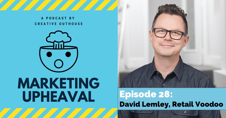 On the latest episode of Marketing Upheaval, <a href="/davidlemley/">David Lemley</a> of <a href="/RetailVoodoo/">Retail Voodoo</a>, joins us. As a pioneer in retail with a purpose, he talks about the upsurge in healthier products and how to create a brand for long-term success. Listen at: creativeouthouse.com/2020/02/05/dav…