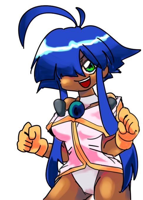 騎士ラムネのカカオって子が可愛かったから30分ドローイングしました。メカクレいいよね 