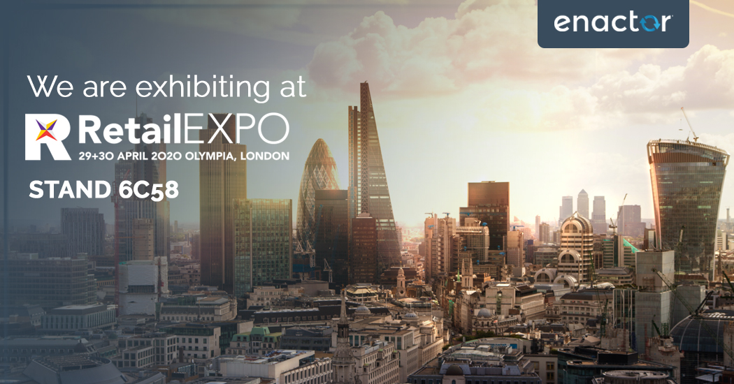 EnactorUK's tweet photo. Enactor is delighted to announce that we will once again be showcasing our groundbreaking retail software at Retail Expo in Olympia. Europe's leading retail technology event on the 29th &amp; 30th April 2020 - Stand 6C58.

https://t.co/dQje8HP3Fx

#retailexpo #london #retailsoftware https://t.co/epRS1TOMGp