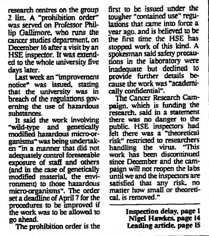 2c. "Children playing with matches in a tinderbox..." comes to mind