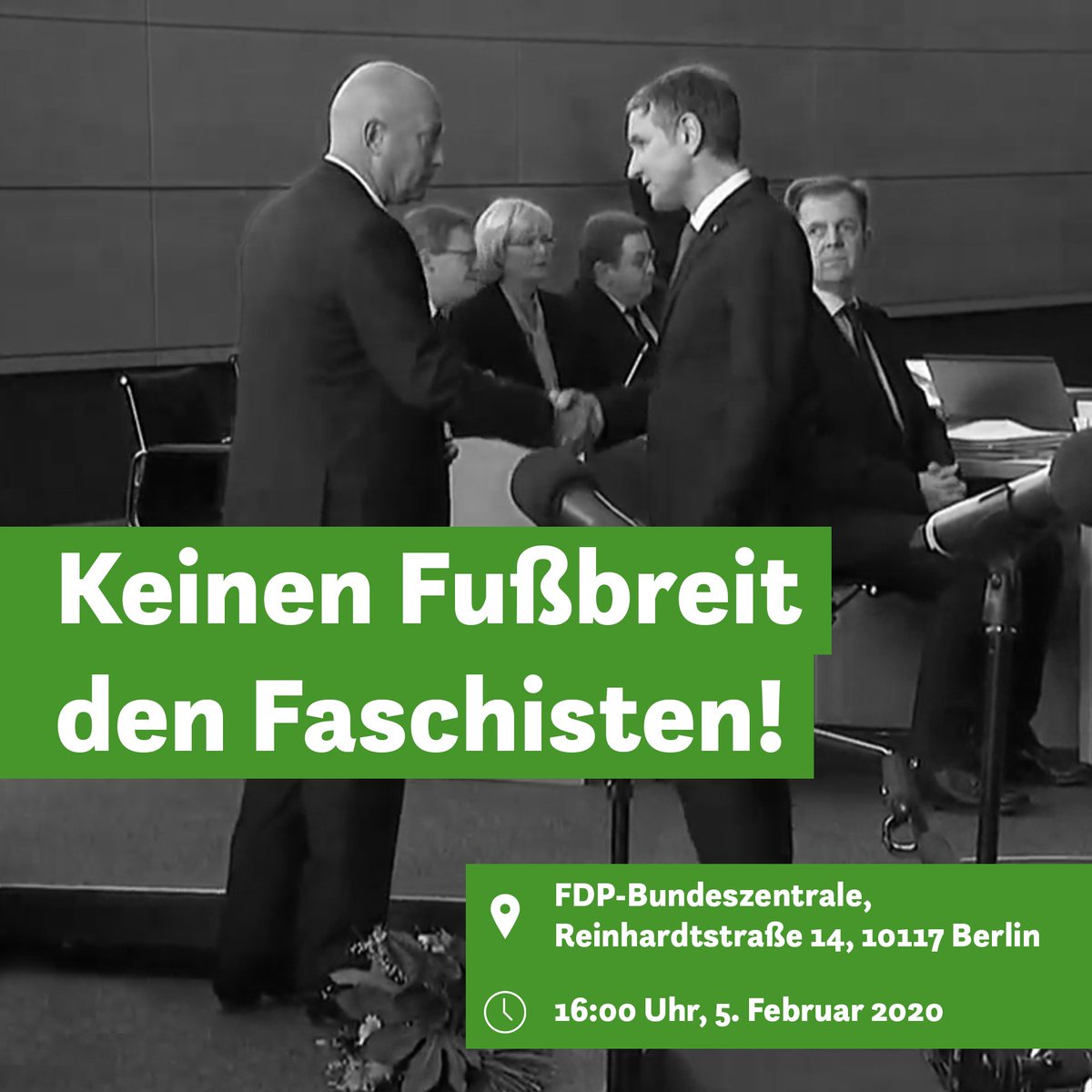 Infozentrale V Twitter Weitere Spontane Demonstrationen Nach Der Wahl Von Thomas Kemmerich Fdp Mit Den Stimmen Der Afd In Thuringen 16 00 Uhr Berlin Fdp Zentrale Reinhardstr 14 18 00 Uhr Saalfeld Markt 18 30 Uhr