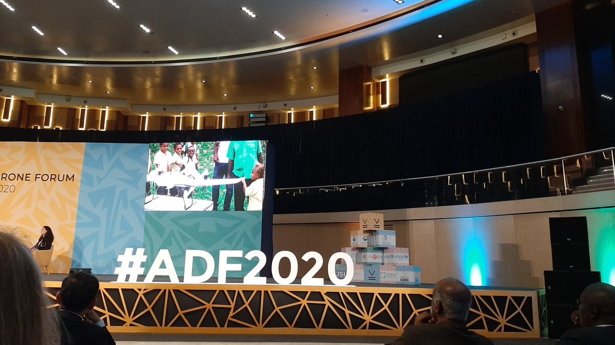 Place to the ignite talks, 3 competitors : "emergency delivery" with wingcopter, "sample pick up" with Volans-I and "Find and assess" with Qlex #ADF2020