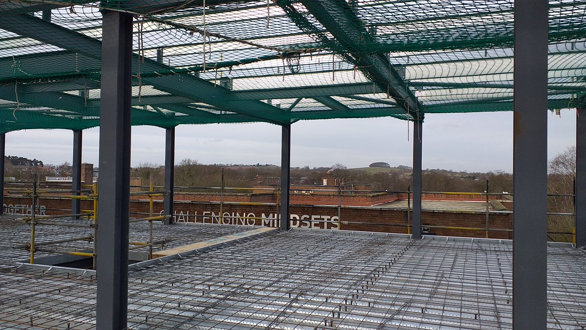 We're ready for the 2nd floor concrete pour <a href="/ColmersSchool/">Colmers School and Sixth Form College</a> tomorrow with <a href="/NSDecking/">Northern Steel Decking Ltd</a> .  #interserve <a href="/interserve/">Interserve</a>