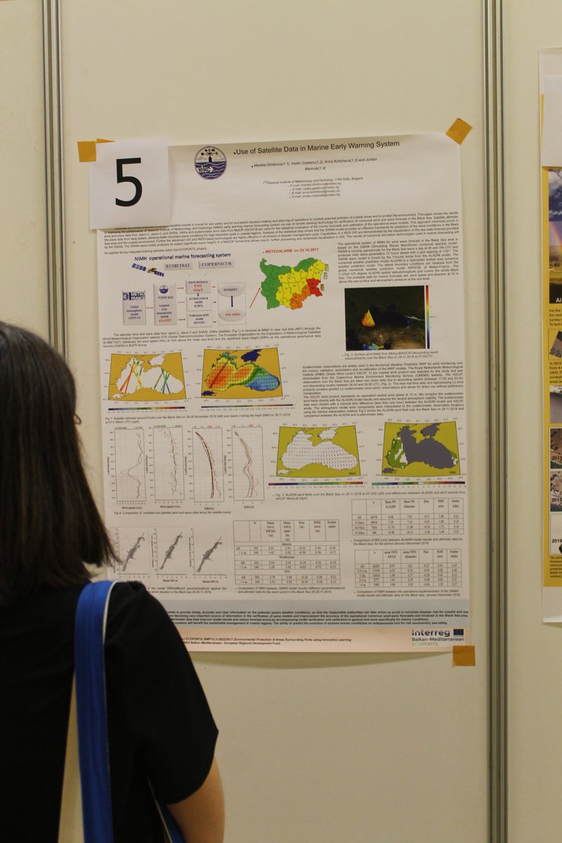 Ecoportil_'s tweet photo. NIMH in MEDCOAST’19 Conference "Use of Satellite Data in Marine Early Warning System",  Professor Jordan Marinski #conference #ecoportil #earlywarningsystems #MEDCOAST19 https://t.co/1wPdviEsyt