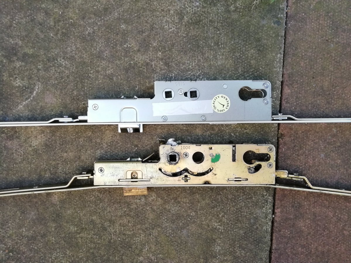 Door locking mechanism replaced this morning in Telford, for all domestic and commercial lock work call us on 01952 271820 #telfordlocksmiths