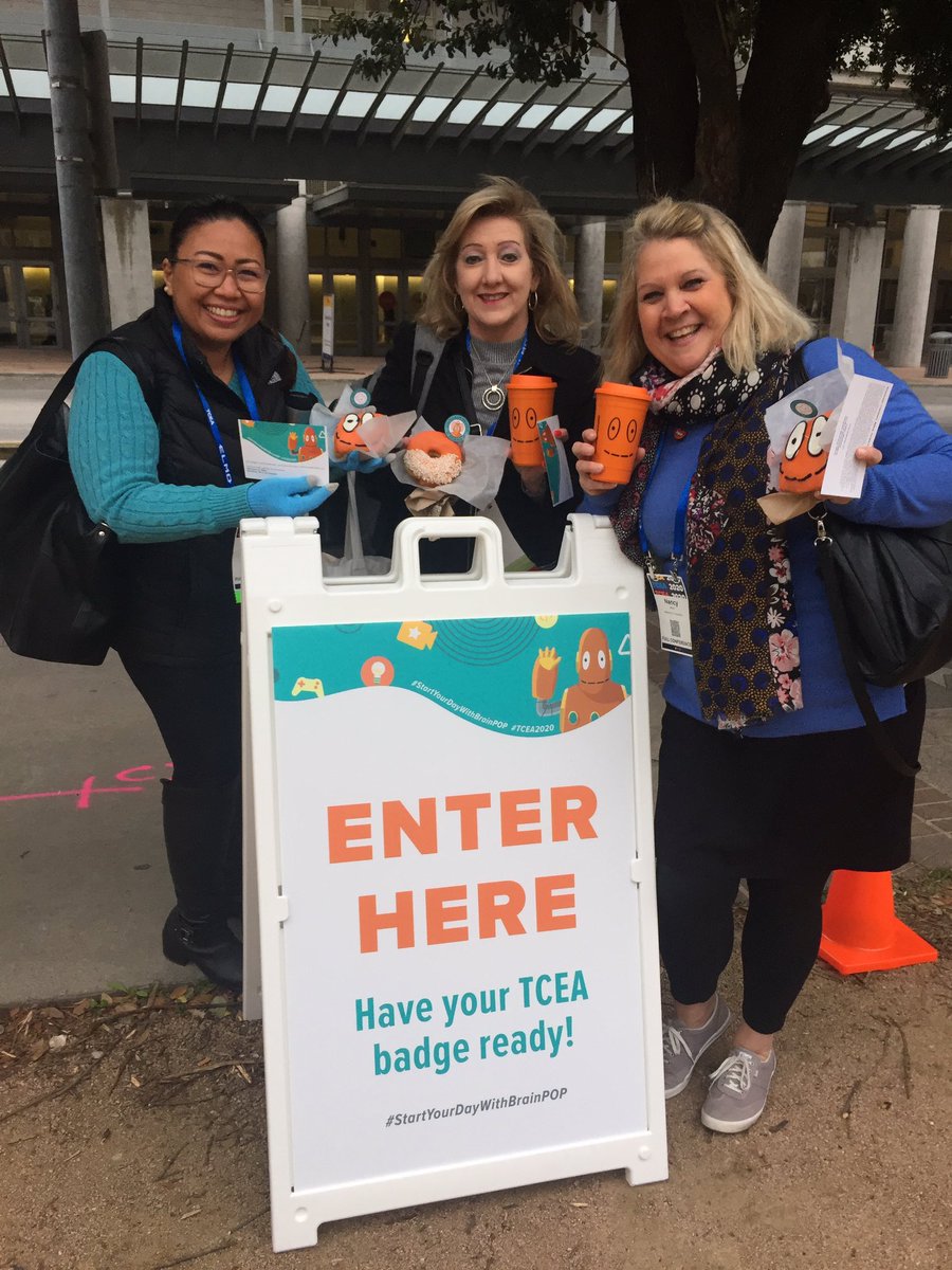 milesnawmiles's tweet image. Day 2 of @TCEA starts w/ @VoodooDoughnut and my new El Paso friends all courtesy of @brainpop #TCEA #StartYourDayWithBrainPOP #JCSTechLeads