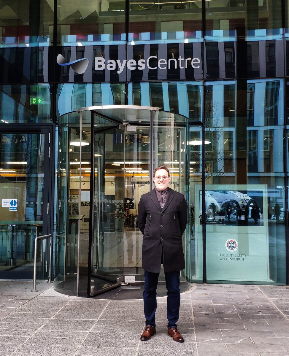 SeriesPeggy's tweet photo. Wonderful to have Renaud Jardri in Edinburgh, giving not one research talk but two, in Informatics and Psychiatry! I thought I'd give the maestro of the circular (Bayesian) inference model a proper tour of the Bayes center ;) https://t.co/oDmpaTRl0g