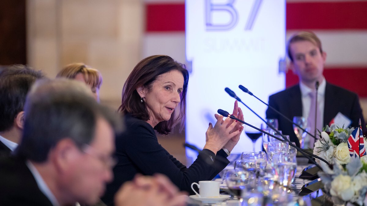cbicarolyn's tweet photo. Delighted to represent British business at the B7 summit in Washington DC this week. On driving global prosperity, trade, digital skills and climate action, there is much we can achieve together. Thanks to @USChamber for your warm welcome . https://t.co/C1Mo8HV9xr