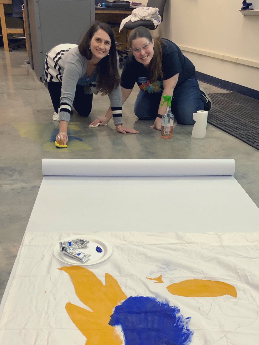 stuartscience's tweet photo. Opps... We now have the cleanest lab floor @sfccmo #HomecomingPrep #paintproblems #PTKasvisorotherdutiesasassigned #PTK #midwestPTK @Macheznie https://t.co/Cw7URyFLeD