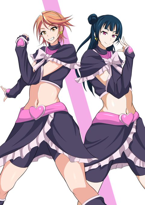 キュアブラックとキュアヨハネ 